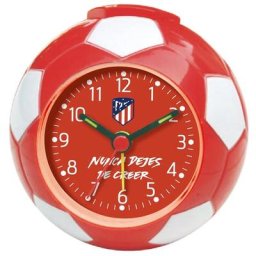 Réveil ballon de foot de l'Atlético de Madrid