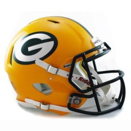 Green Bay Packers Riddell Speed ​​Authentic Casque pleine grandeur