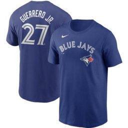 T-shirt avec nom et numéro des Blue Jays de Toronto Royal de Vladimir Guerrero Jr. Nike pour homme
