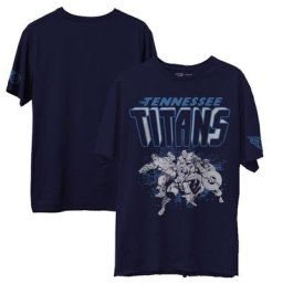 T-shirt pour homme Junk Food Navy Tennessee Titans Marvel