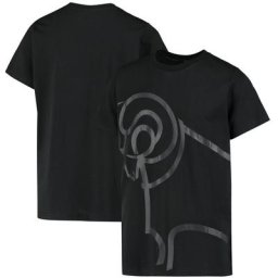 T-shirt Derby County Tonal Large Logo - Noir - Enfant