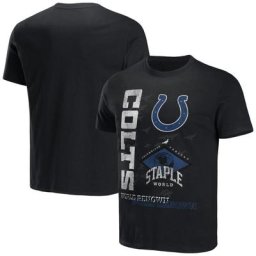 T-shirt de renommée mondiale Indianapolis Colts NFL x Staple pour homme