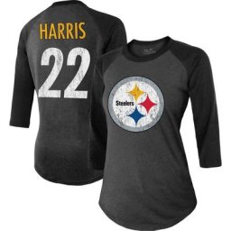 INR STL NOIR 22 NAJEE HARR TEAM FEMME COULEUR 3/4 RAGLAN Joueur N&N TOP TEELADNLS