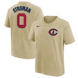 T-shirt avec nom et numéro Nike Marcus Stroman Chicago Cubs 2022 Field of Dreams pour enfant