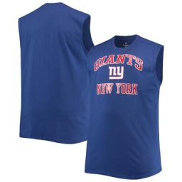 PRF GIANTS ROYAL HOMMES NFL PRF VÊTEMENTS DE NUIT MUSCLE TANMENXSL