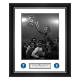 Chelsea Historic Moments - Ron Harris & Team FA Cup 1970 - 20x16inch
