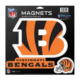 Ensemble d'aimants des Bengals de Cincinnati 11 x 11