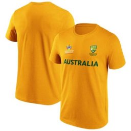 Australia Womens T20 World Cup Match Graphic T-Shirt - Gold