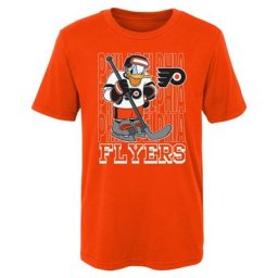 T-shirt orange à trois tours Disney Flyers de Philadelphie pour enfants d'âge préscolaire