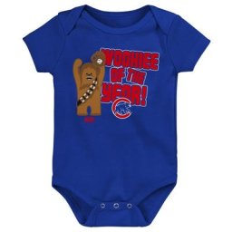 Nouveau-né et bébé Royal Chicago Cubs Star Wars Wookie de l'année Body