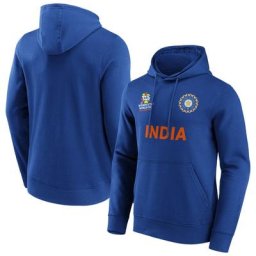 India Womens T20 World Cup Match Graphic Hoodie - Blue
