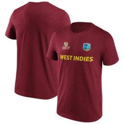 West Indies Womens T20 World Cup Match Graphic T-Shirt - Claret