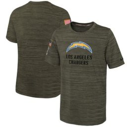 T-shirt Nike Olive Los Angeles Chargers 2022 Salute To Service Velocity pour enfant