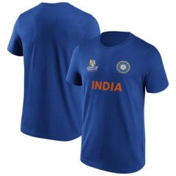 India Womens T20 World Cup Match Graphic T-Shirt - Blue