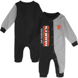Dormeuse à la mi-temps pour bébé des Giants de San Francisco, noir/gris