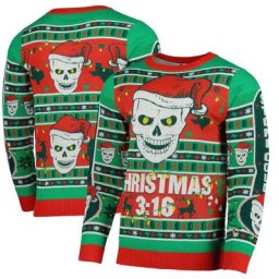 WWE Stone Cold Steve Austin 2022 Ugly Holiday Sweater