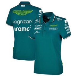 Aston Martin Aramco Cognizant F1 2023 Polo officiel de l'équipe - Femme