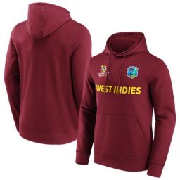 West Indies Womens T20 World Cup Match Graphic Hoodie - Claret
