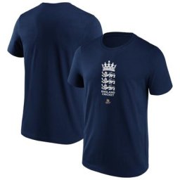 England Womens T20 World Cup Logo Graphic T-Shirt - Navy