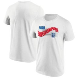 England Womens Euros European Champions 2022 T-Shirt - White - Mens