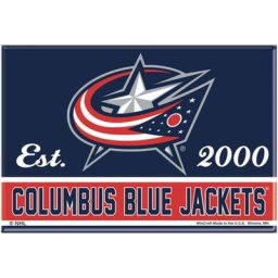 Columbus Blue Jackets Columbus Blue Jackets Aimant en métal 2,5 x 3,5