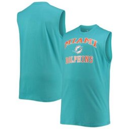 PRF DOL AQUA MENS NFL PRF VÊTEMENTS DE NUIT MUSCLE TANMENXSL