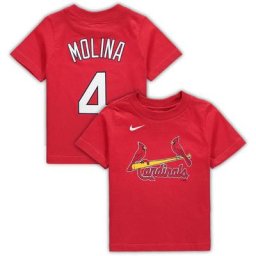 T-shirt avec nom et numéro du joueur des Cardinals de Saint-Louis Nike Yadier Molina rouge pour bébé