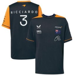 McLaren 2022 Team Pilotes Set Up T-Shirt Daniel Ricciardo - Gris - Enfant