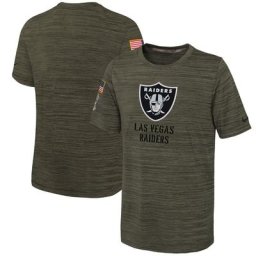 T-shirt Nike Olive Las Vegas Raiders 2022 Salute To Service Velocity pour enfant