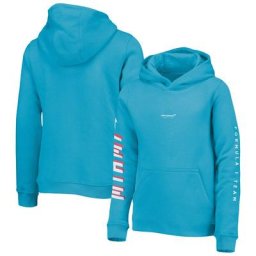 Sweat à capuche McLaren Miami Neon Logo - Aqua - Enfants