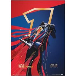 Oracle Red Bull Racing Max Verstappen 2022 Édition Collector Poster