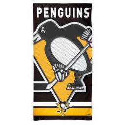 Serviette de plage Pingouins de Pittsburgh Wincraft 30 x 60