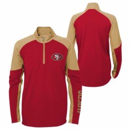 Pull-over à 1/4 de zip San Francisco 49ers Audible - Junior