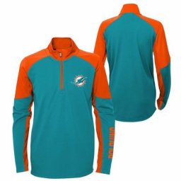 Pull-over à 1/4 de zip Miami Dolphins Audible - Junior