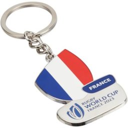 Porte-clés Drapeau France Coupe du Monde de Rugby 2023