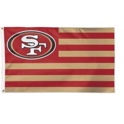 Drapeau WinCraft San Francisco 49ers 3' x 5' Americana Stars & Stripes Deluxe