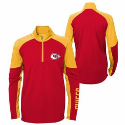Pull-over à 1/4 de zip Kansas City Chiefs Audible- Junior