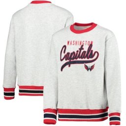 Sweat-shirt gris chiné Washington Capitals Legends pour enfant