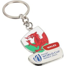 Porte-clés Drapeau Pays de Galles Coupe du Monde de Rugby 2023