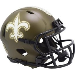 New Orleans Saints Riddell Salute To Service Speed Mini casque