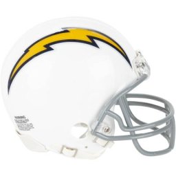 Casque Los Angeles Chargers Riddell VSR4 Mini Throwback 1961-73