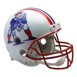 Casque Mini Throwback Riddell VSR4 des Patriots de la Nouvelle-Angleterre 1990-92