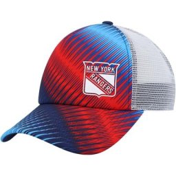 Casquette snapback en mousse graphique adidas New York Rangers Graphic pour femme, bleu/blanc