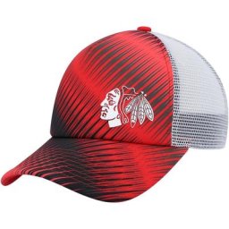 Casquette snapback en mousse graphique Chicago Blackhawks adidas rouge/blanc pour femme