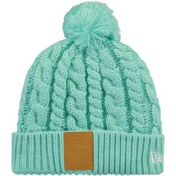 Bonnet à pompon en maille torsadée Angleterre Rugby New Era - Femme