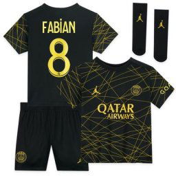 Kit PSG Jordan Fourth Stadium 22/23 - Bébé avec flocage Fabian 8