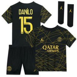 Kit PSG Jordan Fourth Stadium 22/23 - Bébé avec flocage Danilo 15