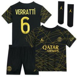 Kit PSG Jordan Fourth Stadium 22/23 - Bébé avec flocage Verratti 6