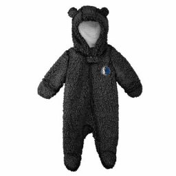 Sweat à capuche Teddy Fleece Onesie Dallas Mavericks Nike Vêtements pour bébé