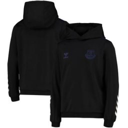 Sweat à capuche Entraînement Everton - Noir - Enfant